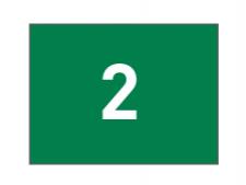 Green tube-lock flags with number (sets)