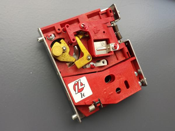 Coin acceptor only - 1 euro<br>for sophisticated coin insert unit