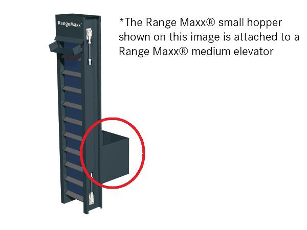 Elevator hopper SMALL <br>storage capacity ± 300 balls