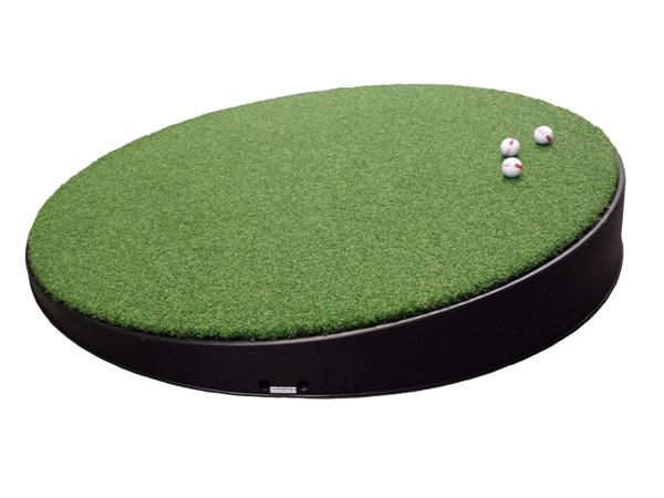 Hill Experience golf trainer<br>with nylon fairway turf