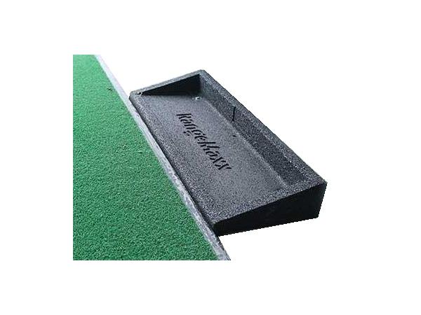 Ball tray recycled rubber - Black<br>