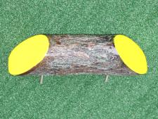 Wood-alike tee marker - Yellow&amp;lt;br&amp;gt;