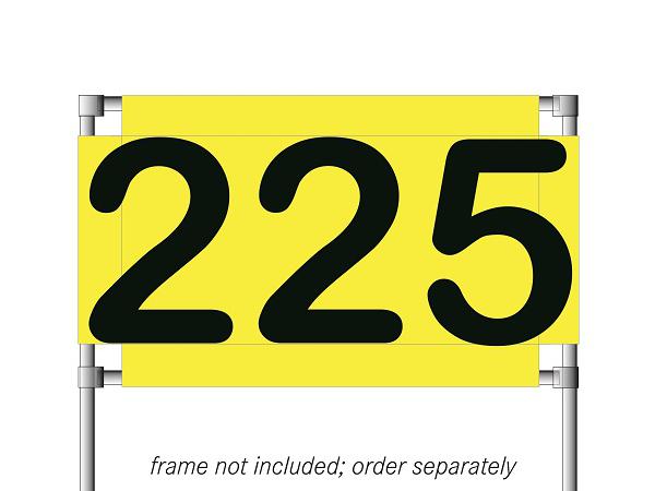 Horizontal banner Range Maxx<br>Yellow/Black 225