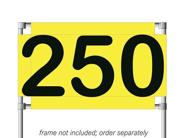 Horizontal banner Range Maxx<br>Yellow/Black 250