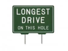 Longest Drive Tee Sign&amp;lt;br&amp;gt;Green