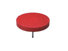Fairway or Tee distance marker&amp;lt;br&amp;gt;Ø 20 cm Recycled rubber - Red 