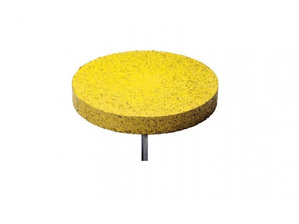 Fairway or Tee distance marker<br> 20 cm Recycled rubber - Yellow
