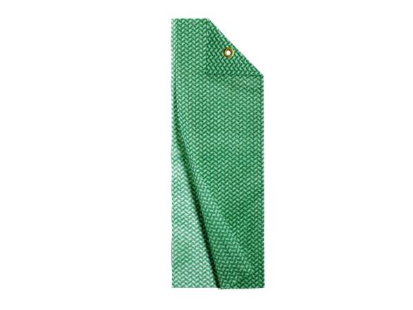 Economy tee towel - Green/white<br>(packing of 200 pcs)