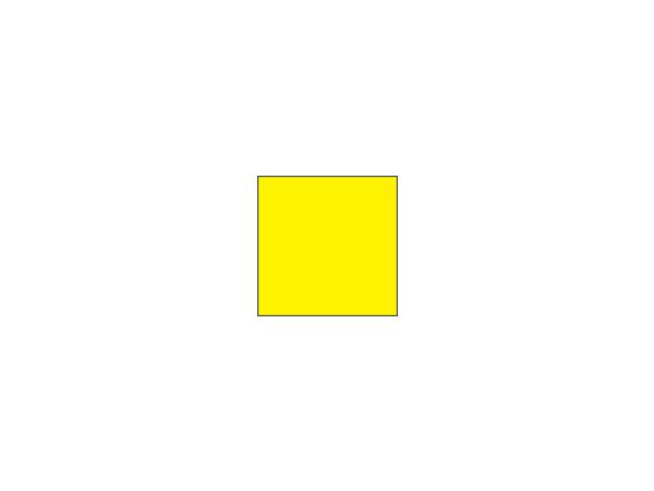 Placement flags Ø 1.3 cm<br>Plain yellow (set of 9 pcs)