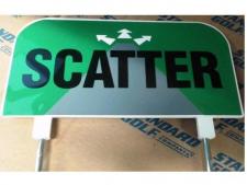 Sign plastic SCATTER&amp;lt;br&amp;gt;