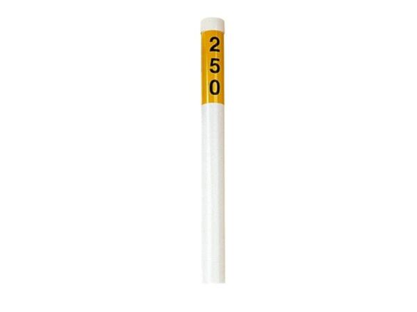 Distance marker 250 white/yellow<br>