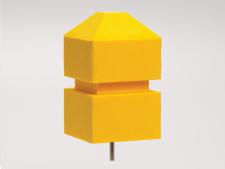 Tower tee marker - Yellow&amp;lt;br&amp;gt;