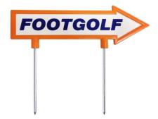 Footgolf direction arrow&amp;lt;br&amp;gt;28cm orange