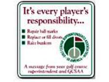Aluminum info sign 30x30 cm &amp;lt;br&amp;gt;IT'S EVERY PLAYERS RESPONS