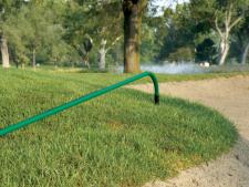 Curved handle with grip - Green&amp;lt;br&amp;gt;for bunker rakes (6 pcs/carton)