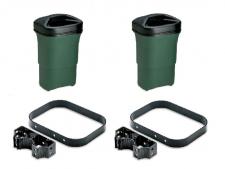Double unit Litter mate - Green&amp;lt;br&amp;gt;Incl. 1 liner, lid and hardware