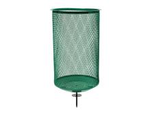 Stainless steel Litter caddie 76 L&amp;lt;br&amp;gt;With spike - Green