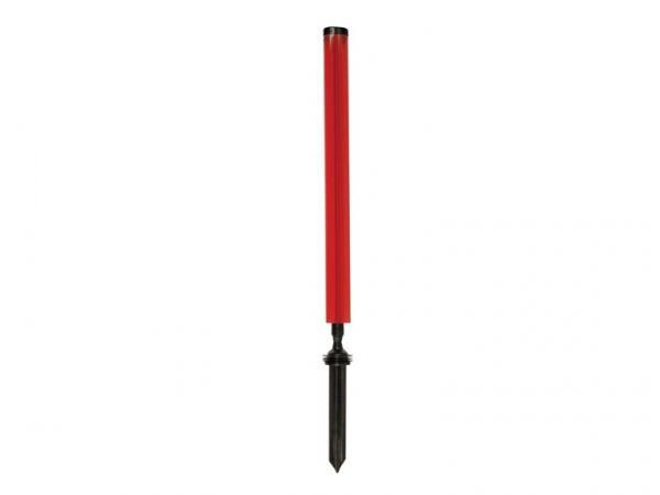 All-Flex haz/dist. marker w/stake <br>48 cm Round - Red