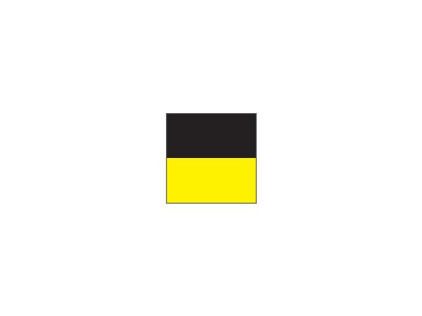 Junior tournament rod<br>Black/yellow (top Ø 1.3 cm) 