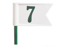 Single Pennant Practice grn No__&amp;lt;br&amp;gt;White incl. green rod (specify no.)