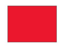 Plain nylon Range flag - Red&amp;lt;br&amp;gt;incl. Snap-Lock swivel snaps