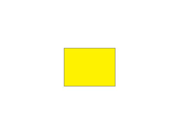 Plain nylon Range flag - Yellow <br>incl. Snap-Lock swivel snaps 