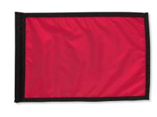 Full border nylon flags&amp;lt;br&amp;gt;Red/black (set of 9 pcs)