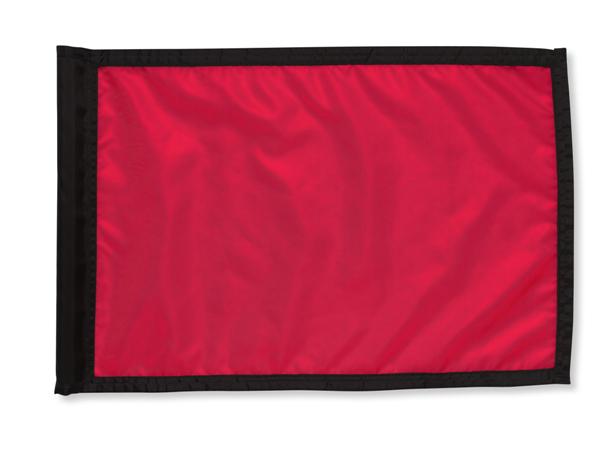 Full border nylon flags<br>Red/black (set of 9 pcs)
