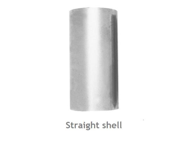 Replacement shell Ø 15,2 cm Pro II<br>straight shell, sharpened inside