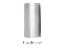 Replacement shell Ø 11 cm&amp;lt;br&amp;gt;straight shell, sharpened inside