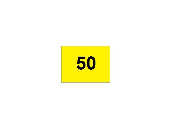 Range banner 50 horizontal<br>Yellow/black