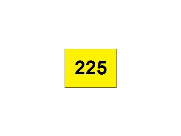 Range banner 225 horizontal<br>Yellow/black 