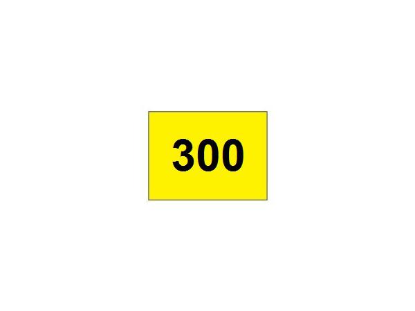 Range banner 300 horizontal<br>yellow/black