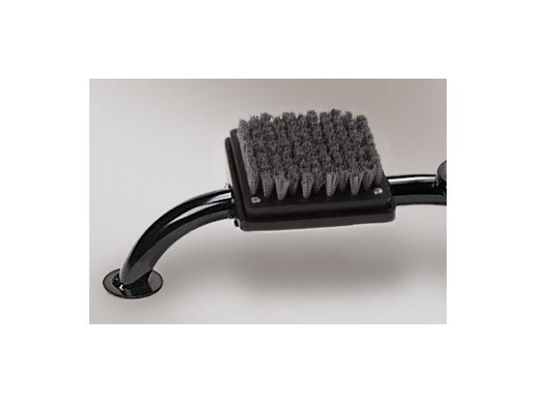Console mount with brush - Black<br>for cleaning steel spikes