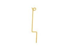 Rope stake steel 35 cm - Yellow&amp;lt;br&amp;gt;(12 pcs/carton)