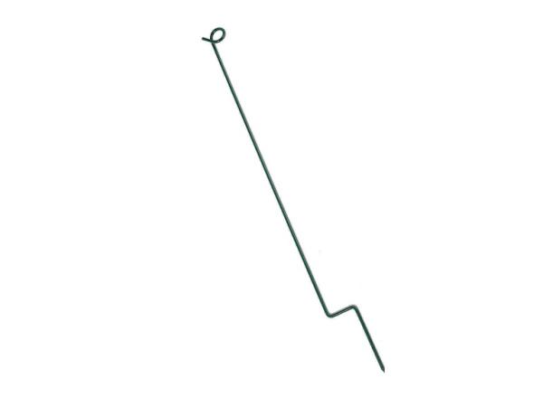 Rope stake steel 80 cm - Green<br>(12 pcs/carton)