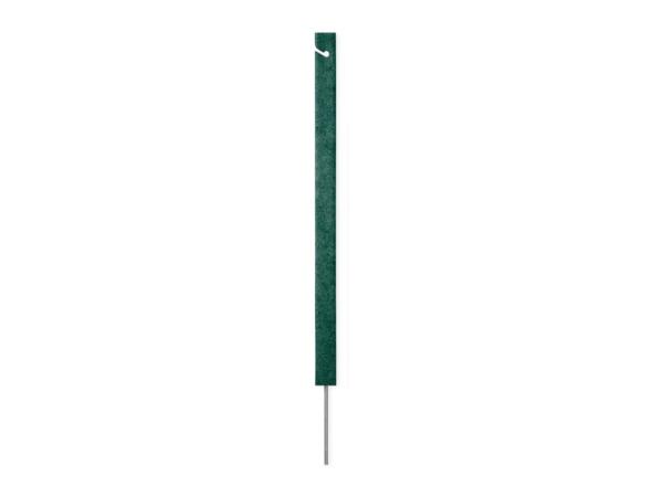 Recycled plastic rope stake 61 cm<br>Square - Green (12 pcs/carton)
