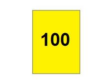 Range flag 100 vertical&amp;lt;br&amp;gt;Yellow/black - with tube